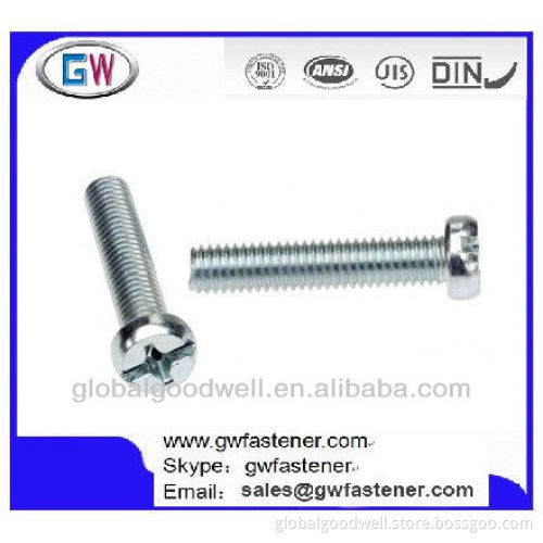 Zinc Plated Pan Head Combination Screw